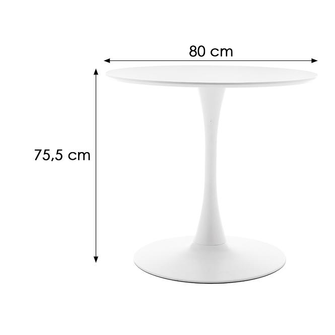 Tisch Marseille 80 3578 weiß