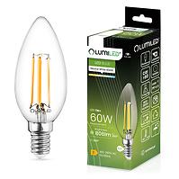 45LD ŽÁROVKA  LUMILED LED ŚWIECA FIL 7W E14 806LM 4000K CCD