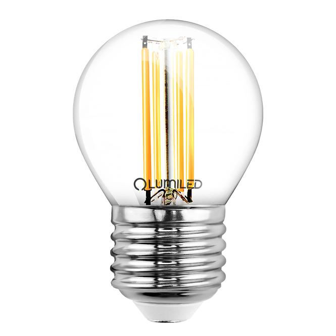 45LD ŽÁROVKA  LUMILED LED KULKA FIL 7W E27 806LM NB
