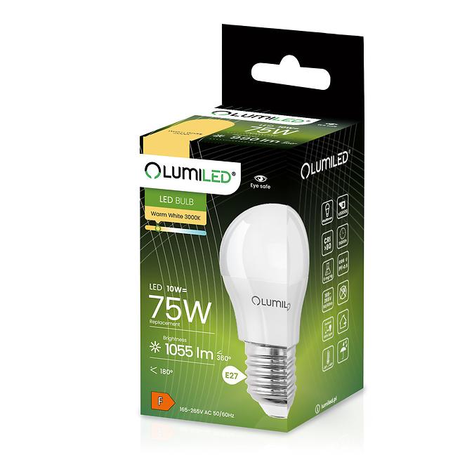 45LD ŽÁROVKA  LUMILED LED KULKA 10W E27 1055LM CB