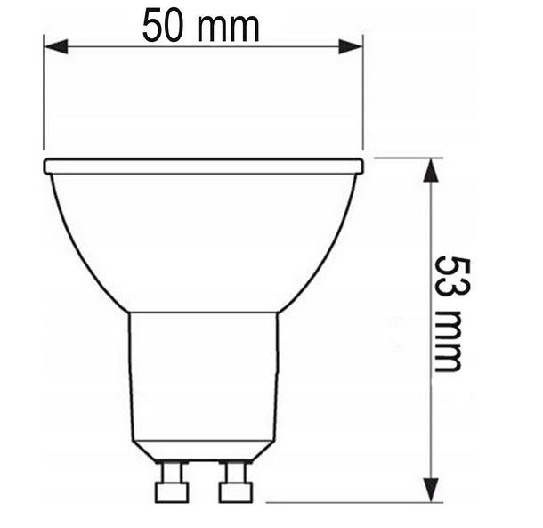 45LD ŽÁROVKA  LUMILED LED GU10 3W 270LM 120ST. CB