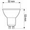 45LD ŽÁROVKA  LUMILED LED GU10 3W 270LM 120ST. CB,7