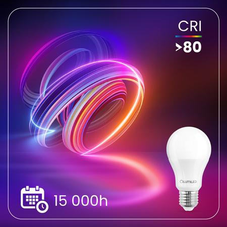 45LD ŽÁROVKA  LUMILED A60 8W 840 E27 806LM 4000K