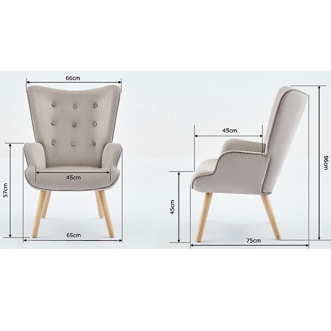 Sessel Nicol Beige
