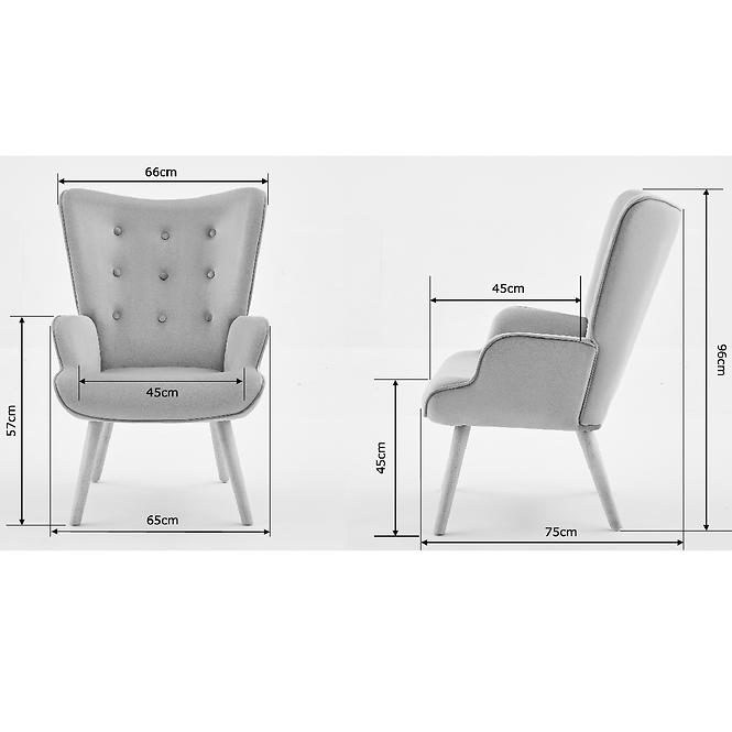 Sessel Nicol Dunkelblau