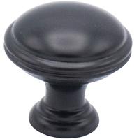 Möbelgriff Typ G 49 Schwarzer Knopf