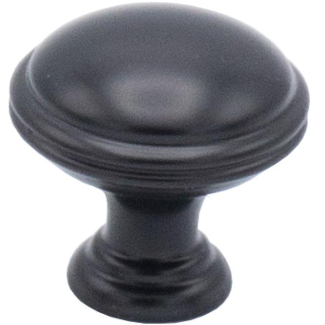 Möbelgriff Typ G 49 Schwarzer Knopf