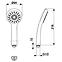 Brausegarnitur gleitend Sparc,3