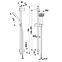 Brausegarnitur gleitend Sparc Black,2