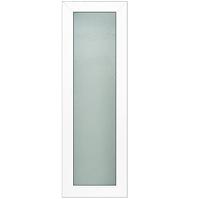 Seitenlicht zur Eingangstür Weiß 40x198 Ornamentglas