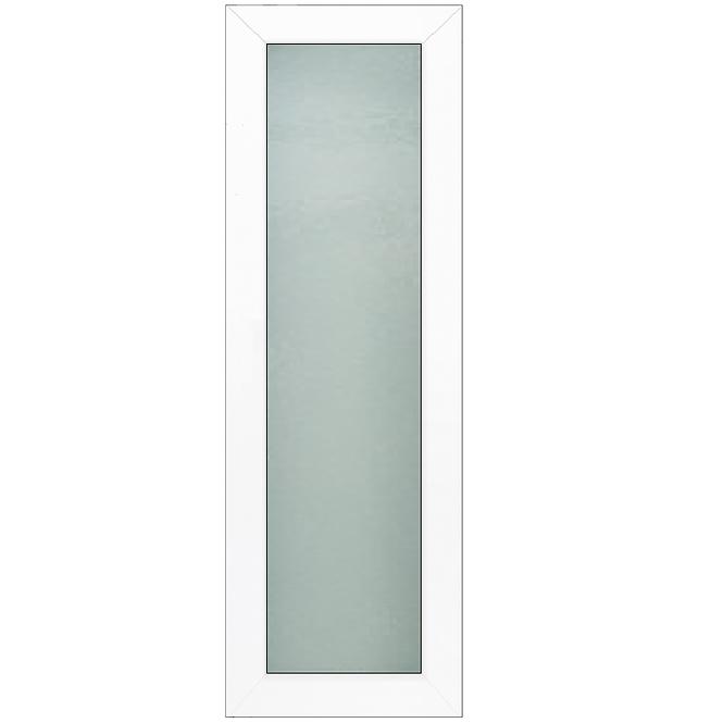 Seitenlicht zur Eingangstür Weiß 40x198 Ornamentglas