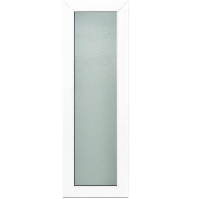 Seitenlicht zur Eingangstür Weiß 50x198 Ornamentglas