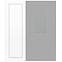 Seitenlicht zur Eingangstür Weiß 40x198 PVC-Paneel,2