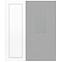 Seitenlicht zur Eingangstür Weiß 50x198 PVC-Paneel,2