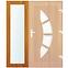Seitenlicht zur Eingangstür Eiche Gold 40x198 klares Glas,2
