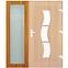 Seitenlicht zur Eingangstür Eiche Gold 50x198 Ornamentglas,2