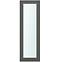 Seitenlicht zur Eingangstür Anthrazit 50x198 klares Glas