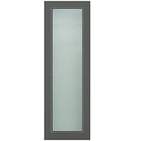Seitenlicht zur Eingangstür Anthrazit 40x198 Ornamentglas
