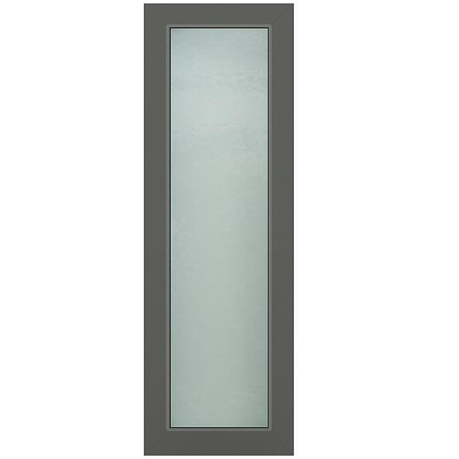 Seitenlicht zur Eingangstür Anthrazit 40x198 Ornamentglas