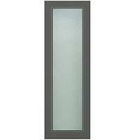 Seitenlicht zur Eingangstür Anthrazit 50x198 Ornamentglas