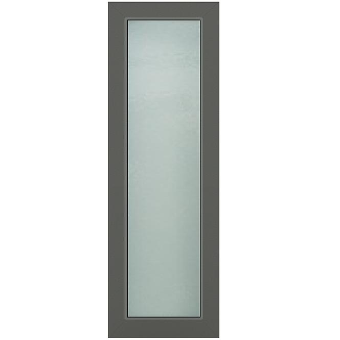 Seitenlicht zur Eingangstür Anthrazit 50x198 Ornamentglas