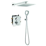 Unterputz-Duschset mit Thermostat Eco 52RT Chrom