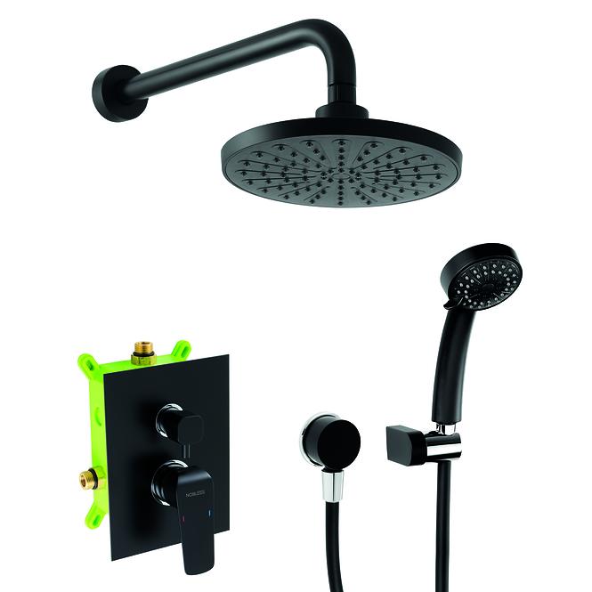 Unterputz-Duschset 38051R,5 Schwarz