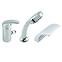 Badewanne-Armatur Metalia 55 3-Loch 55047,0 Chrom