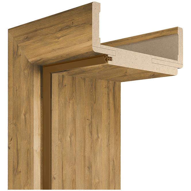 Türrahmen 90L 100-140 eiche grandson natur