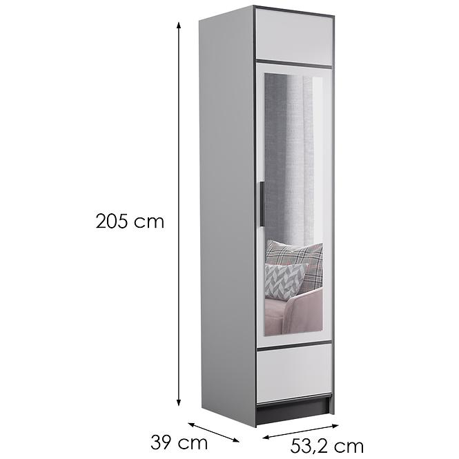 Schrank Roj 1d Weiß