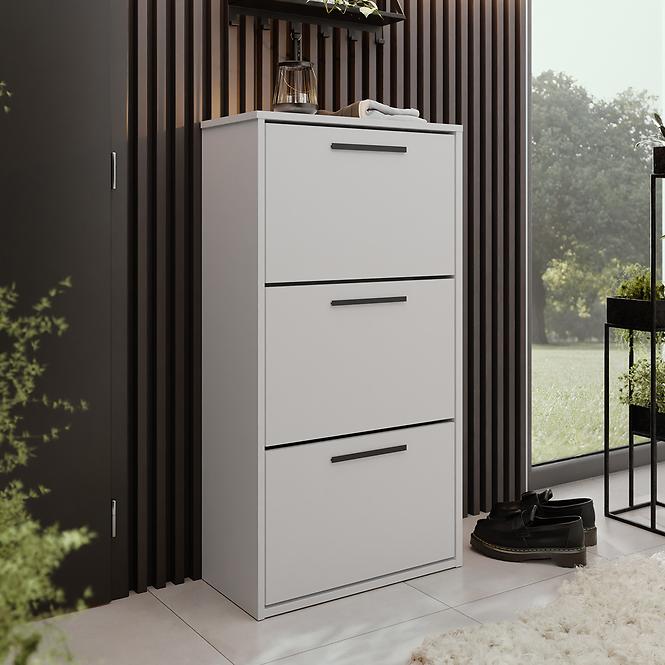 Schuhschrank Asper Stehen bílý/bílý