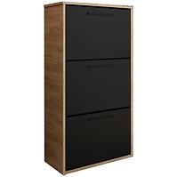 Schuhschrank Asper hängend Schwarz/Craft