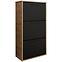 Schuhschrank Asper hängend Schwarz/Craft