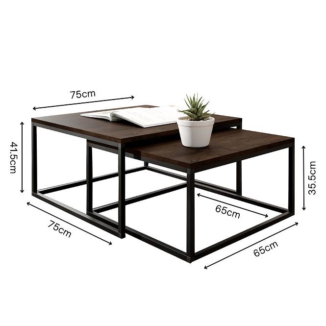 Couchtisch Loftiko Schwarz