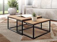 Couchtisch Loftiko Eiche Craft