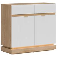 Kommode Milton ML02 eiche crem torro weiß