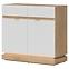 Kommode Milton ML02 eiche crem torro weiß,4