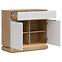 Kommode Milton ML02 eiche crem torro weiß,6