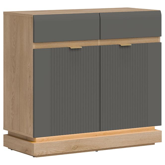 Kommode Milton ML02 eiche crem torro grau