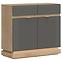 Kommode Milton ML02 eiche crem torro grau