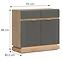 Kommode Milton ML02 eiche crem torro grau,2