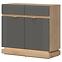 Kommode Milton ML02 eiche crem torro grau,4