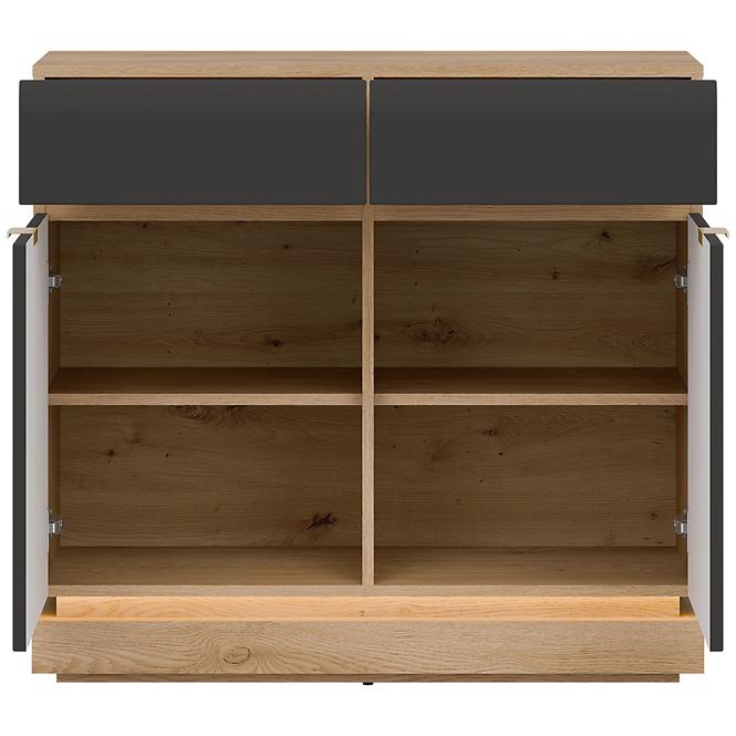 Kommode Milton ML02 eiche crem torro anthrazit,6