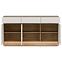 Kommode Milton ML03 eiche crem torro weiß,6