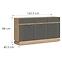 Kommode Milton ML03 eiche crem torro grau,2