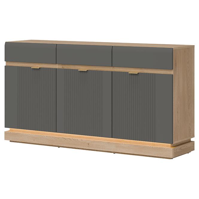 Kommode Milton ML03 eiche crem torro grau,4