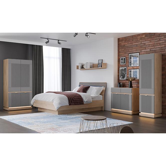 Kommode Milton ML03 eiche crem torro grau,8