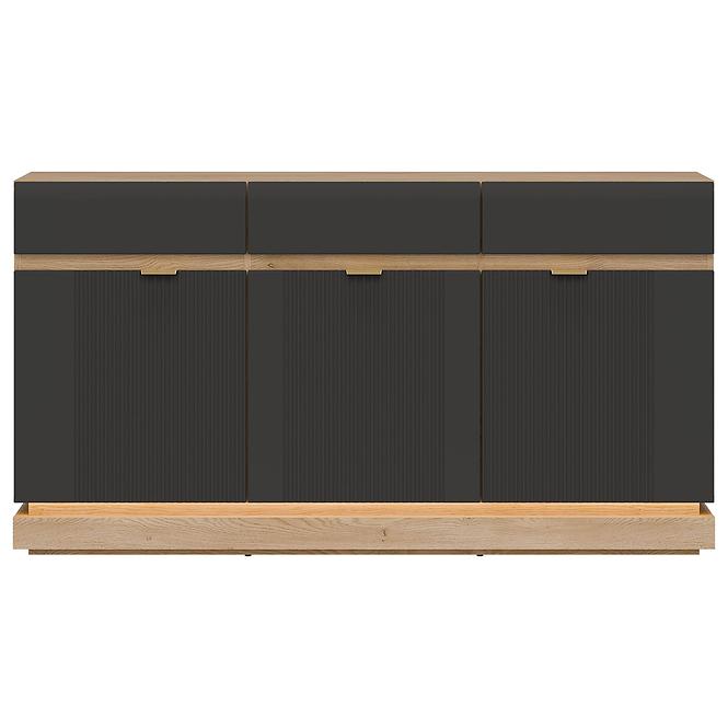 Kommode Milton ML03 eiche crem torro anthrazit,3