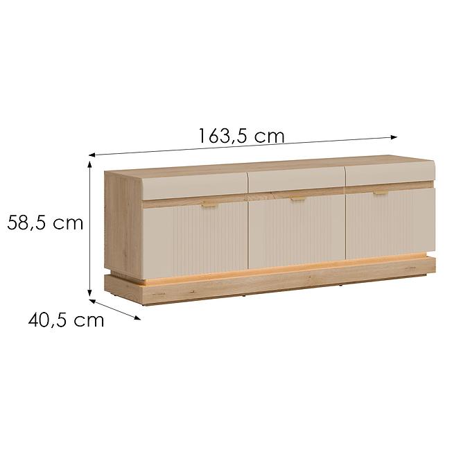Tv Tisch Milton ML01 eiche crem torro Kremona