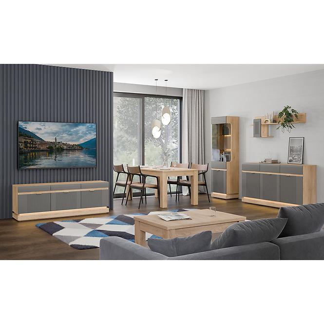 Tv Tisch Milton ML01 eiche crem torro grau